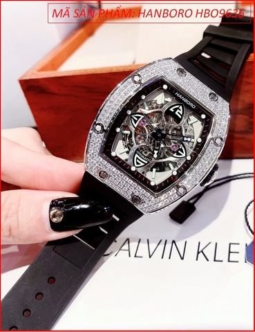 dong-ho-nam-hanboro-automatic-mat-full-da-day-silicone-den-timesstore-vn