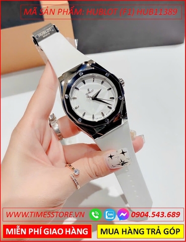 Đồng Hồ Nam Hublot F1 Classic Fusion Orlinski Automatic Dây Silicone Trắng (43mm)