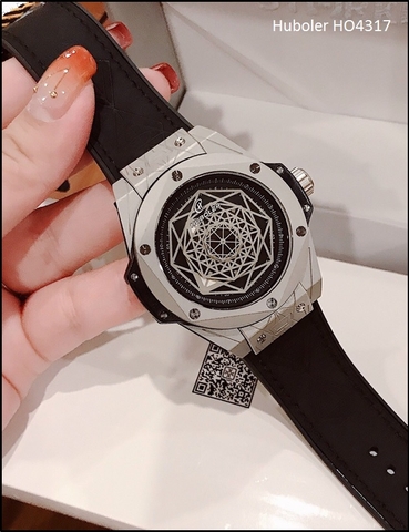 Đồng hồ Huboler Nam ngôi sao xoay vòng siêu đẹp HO4317 (43mm)