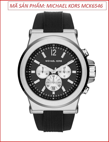 Đồng Hồ Nam Michael Kors Dylan Mặt Chronograph Dây Silicone (48mm)