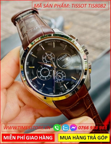 dong-ho-nam-tissot-automatic-mat-den-6-kim-day-nau-timesstore-vn