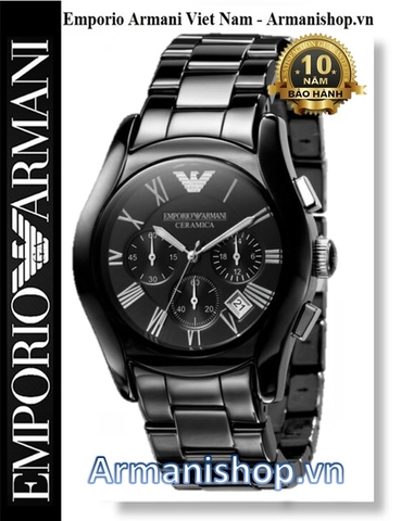 ⌚️Đồng Hồ Nam Emporio Armani Cao Cấp Ceramica Full Đen AR1400