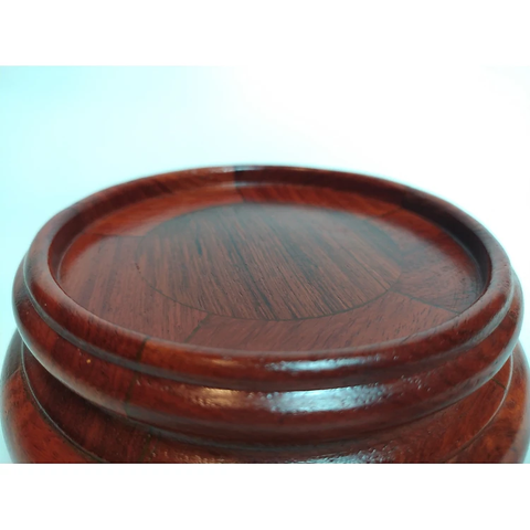 Đế Bát Hương chất liệu gỗ hương (kê bát hương) - Đk 13cm, cao 5cm