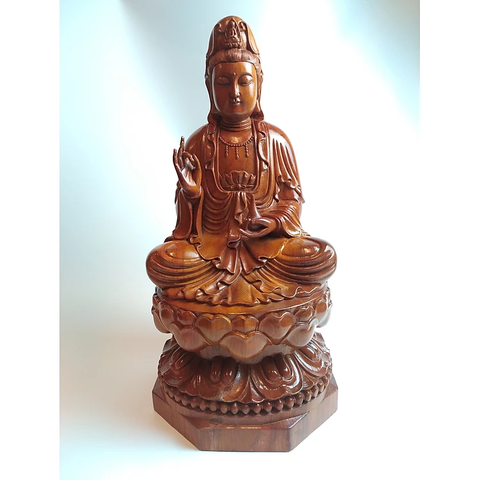 Tượng gỗ Quan Âm - Tượng Quan Âm gỗ hương