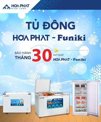 Tủ đông hoà phát bền mãi theo thời gian