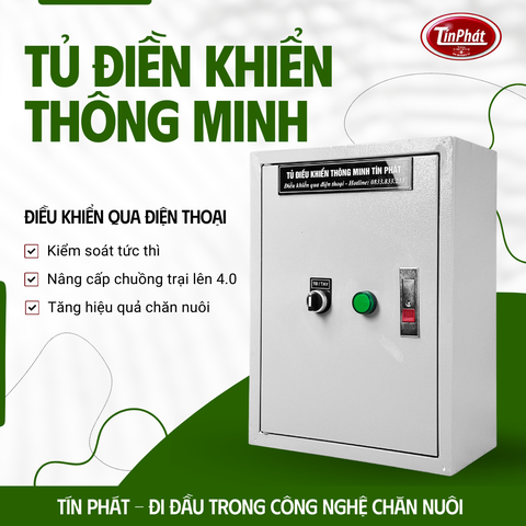 Tủ Điện Thông Minh - Giải Pháp Tự Động Hóa Nông Nghiệp & Chăn Nuôi