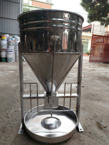 Máng Ăn Cho Lợn (Heo) 100% Inox Loại 2 Bao 50 Kg