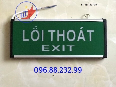 Đèn exit 2 mặt không chỉ hướng Shengli (SL BT-3377K)