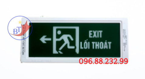 Đèn exit lối thoát 2 mặt chỉ hướng Fuji Vietlink FJVL EX-02