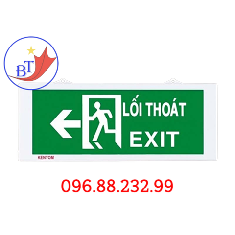 Đèn exit lối thoát 2 mặt có chỉ hướng Ken Tom KT-620