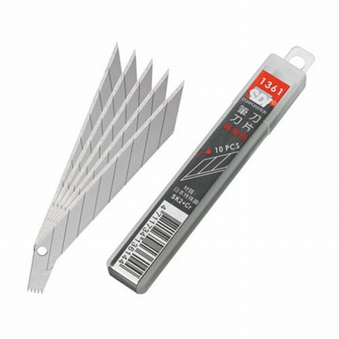 Lưỡi dao rọc giấy A100 18x0.5mm (10 lưỡi )