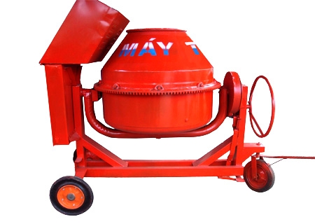 Máy trộn bê tông 350 lít + Moto 4 ngựa