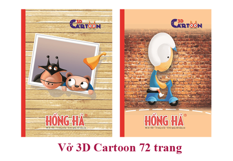 Vở kẻ ngang Cartoon