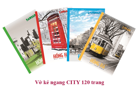 Vở kẻ ngang City 120 trang