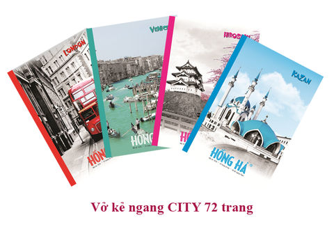 Vở kẻ ngang City 72 trang