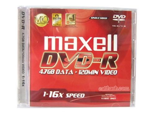 Đĩa DVD Maxell có vỏ mica