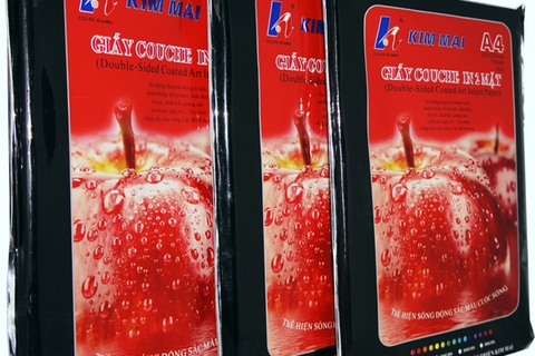 Giấy in ảnh hai mặt Kim Mai 160gm