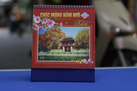 Lịch bàn chữ A - Hà Nội xưa