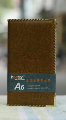 Sổ da A6 Heeton