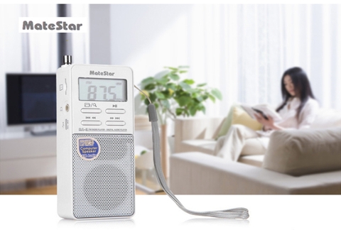 ĐÀI RADIO FM NGHE NHẠC MINI MATESTAR RA-3