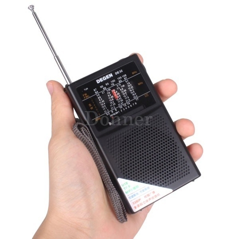 ĐÀI RADIO MINI NGHE NHẠC DEGEN DE32 CAO CẤP