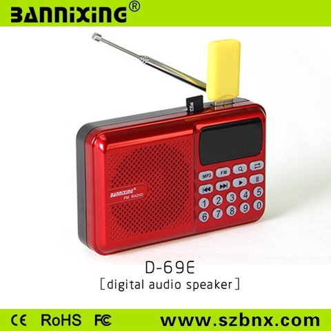 ĐÀI FM nghe nhạc USB BANNIXING D-69E