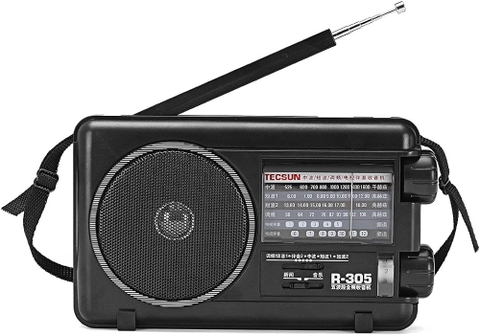 ĐÀI RADIO 4 BĂNG TẦN AM/FM /SW1/SW2 TECSUN R-305