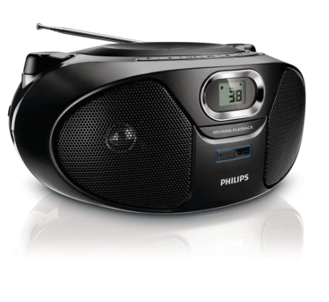 ĐÀI ĐĨA CD , USB ,RADIO PHILIPS AZ-385 /12 MÁY CD HỌC NGOẠI NGỮ