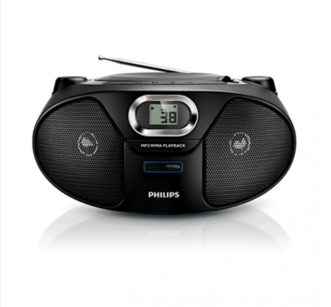 ĐÀI ĐĨA CD , USB ,RADIO PHILIPS AZ-385 /12 MÁY CD HỌC NGOẠI NGỮ