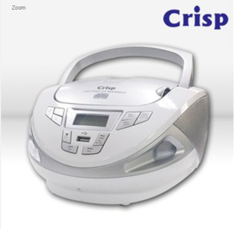 ĐÀI ĐĨA CD ,USB , ĐÀI CD HỌC NGOẠI NGỮ CRISP CS-U78 hàn quốc nhỏ gọn