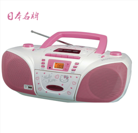 ĐÀI CHẠY ĐĨA DVD, CD , USB RADIO CASSETE DVD MATESTAR HELLO KITTY KT-DR58