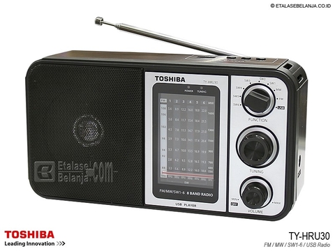 RADIO TOSHIBA TY-HRU30 FM/AM/SW1-6/ ĐỌC USB
