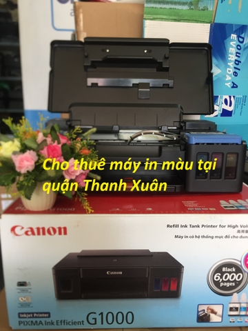 Cho thuê máy in màu tại quận Thanh Xuân