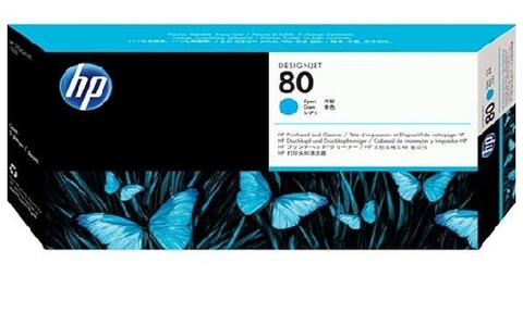 Đầu in HP No 80 màu xanh dùng cho máy in HP 1050C/1055CM