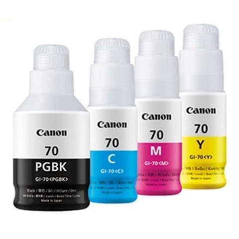 Mực in GI-70C màu xanh dùng cho máy G5070, G1020, G6070, G2020, G7070