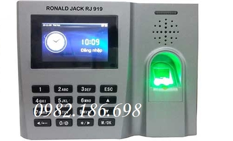 Máy chấm công vân tay + thẻ cảm ứng Ronald Jack RJ919