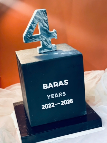 Bánh sinh nhật mừng BARAS 4 tuổi