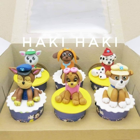 Cupcake tạo hình các chú chó cứu hộ