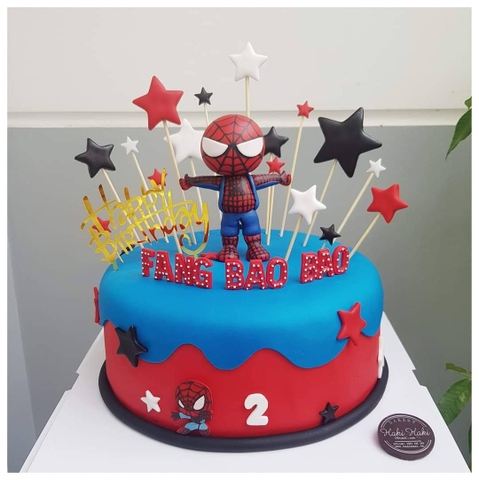 Bánh sinh nhật Spiderman tặng bé