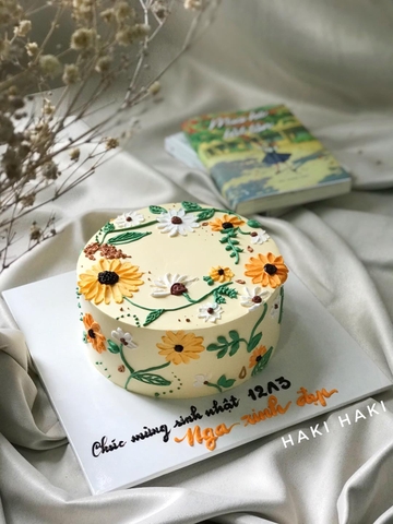 Bánh sinh nhật hoa hướng dương
