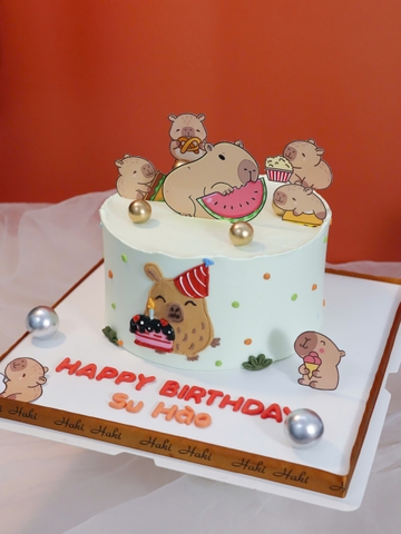 Bánh kem in hình Capybara