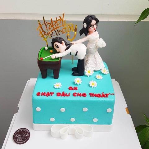 Bánh sinh nhật cho tình yêu hài hước, đáng yêu