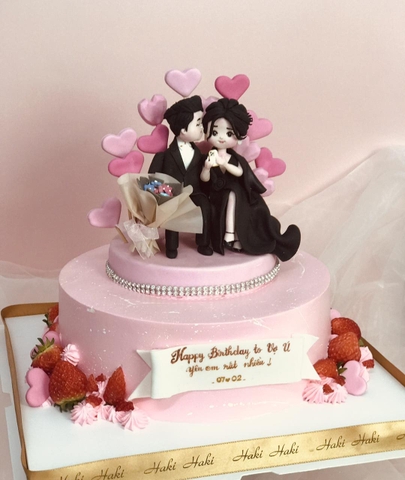 Bánh sinh nhật tạo hình theo yêu cầu, mừng sinh nhật vợ