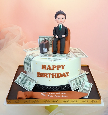 Bánh kem chúc mừng sinh nhật sếp