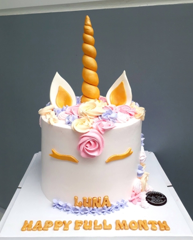 Bánh kem Unicorn với tone màu pastel
