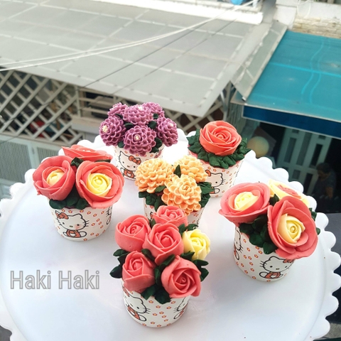 Cupcake hoa đẹp