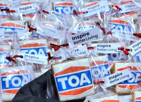 Cookies in giấy gạo cho sự kiện công ty