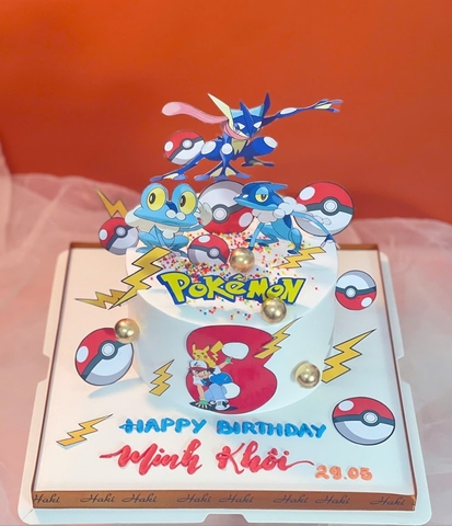 Bánh sinh nhật in hình Pokémon
