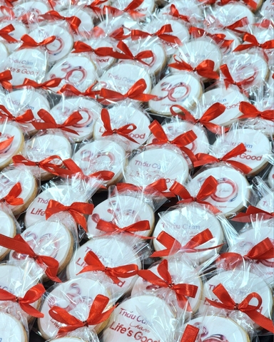 Cookies in giấy gạo cho sự kiện công ty