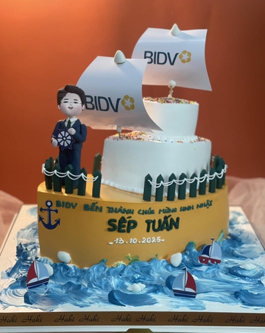 Bánh kem mừng sinh nhật Sếp BIDV